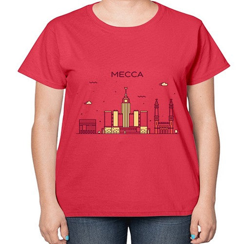 Mecca 1264# - cities-  Ladies T-Shirt