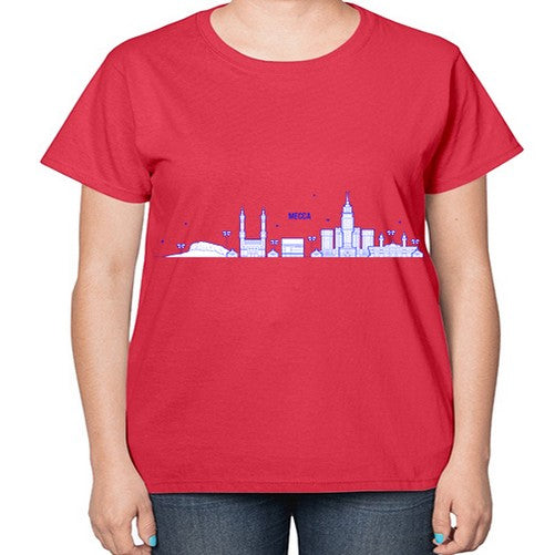 Mecca 1265# - cities-  Ladies T-Shirt