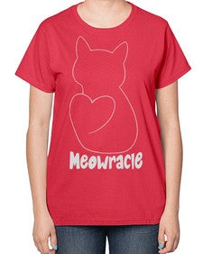 Meowracie - cats-  Ladies T-Shirt