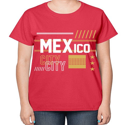 Mexico City 1275# - cities-  Ladies T-Shirt