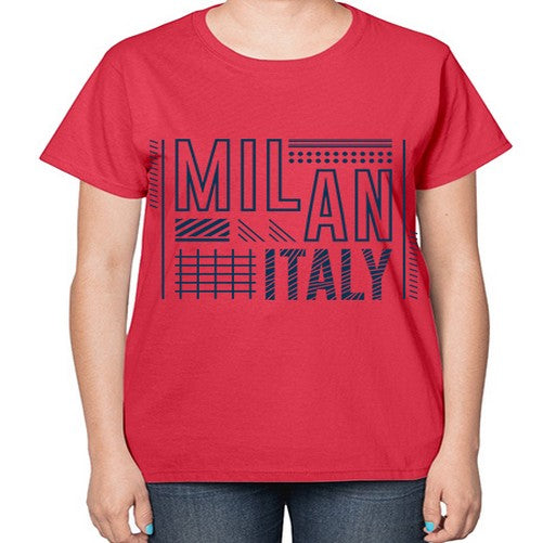Milan 1296# - cities-  Ladies T-Shirt