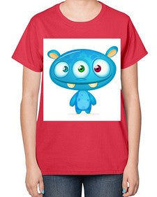 Monster 181# - cartoon general-  Ladies T-Shirt