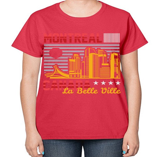 Montreal 1348# - cities-  Ladies T-Shirt