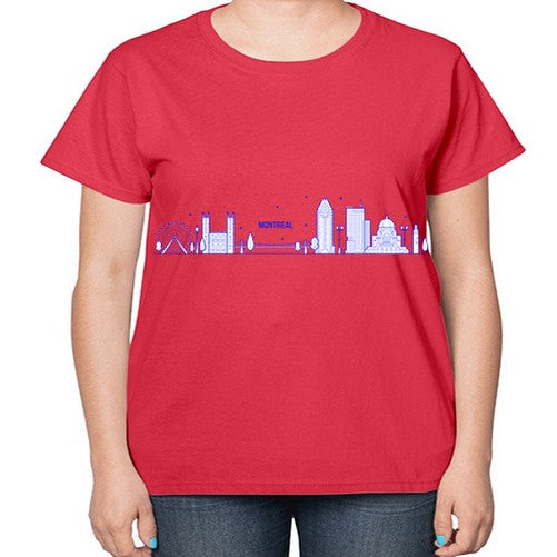 Montreal 1350# - cities-  Ladies T-Shirt
