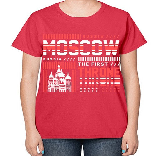 Moscow 1356# - cities-  Ladies T-Shirt