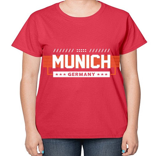 Munich 1389# - cities-  Ladies T-Shirt
