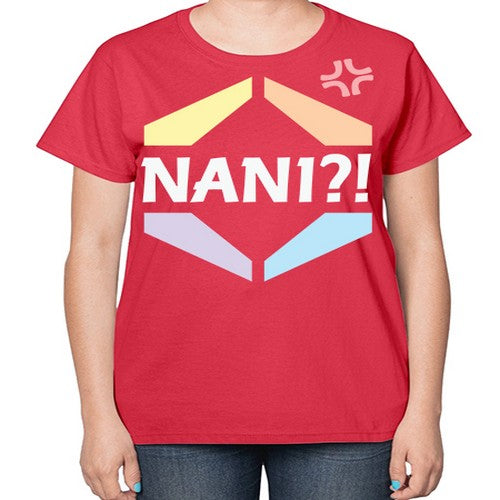 Nani What Funny Japanese Anime 270# - anime-  Ladies T-Shirt