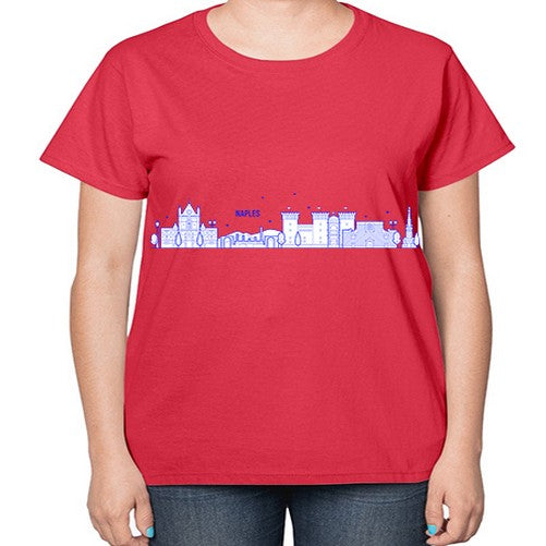 Naples 1413# - cities-  Ladies T-Shirt