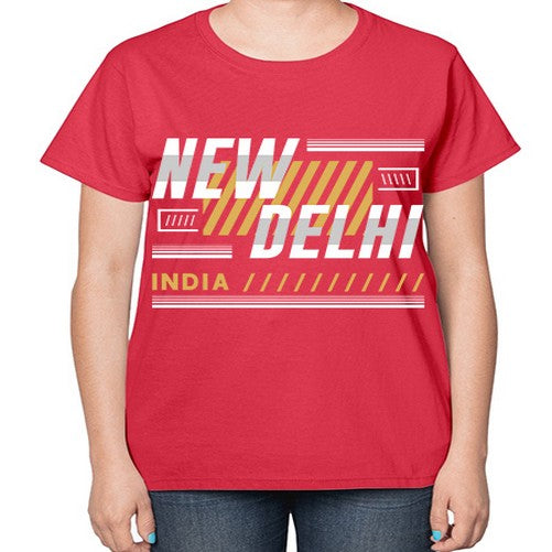New Delhi 1440# - cities-  Ladies T-Shirt