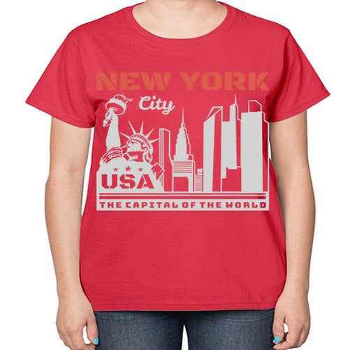 New York 1466# - cities-  Ladies T-Shirt