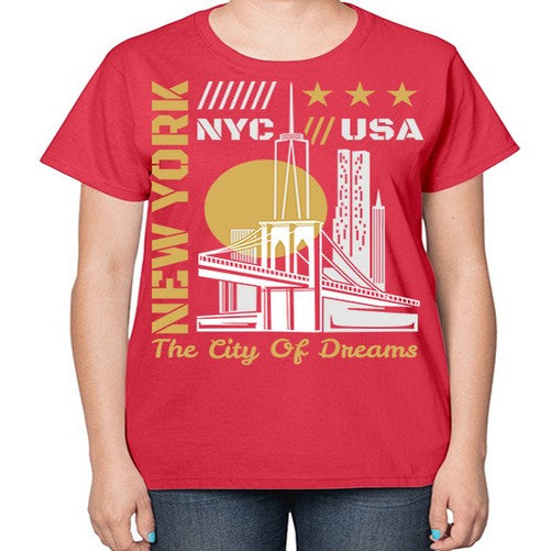 New York 1475# - cities-  Ladies T-Shirt