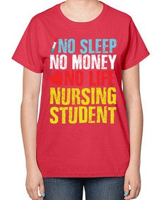 No Sleep Style 314# - nurse-  Ladies T-Shirt