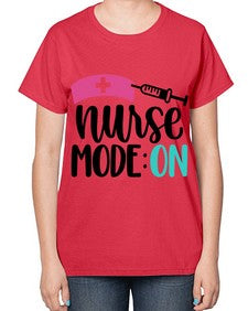 Nurse Mode ON Style Style 1181# - nurse-  Ladies T-Shirt