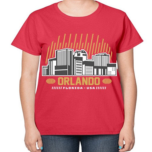 Orlando 1541# - cities-  Ladies T-Shirt
