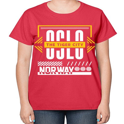 Oslo 1553# - cities-  Ladies T-Shirt