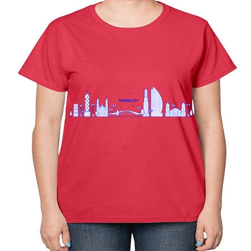Panama 1570# - cities-  Ladies T-Shirt