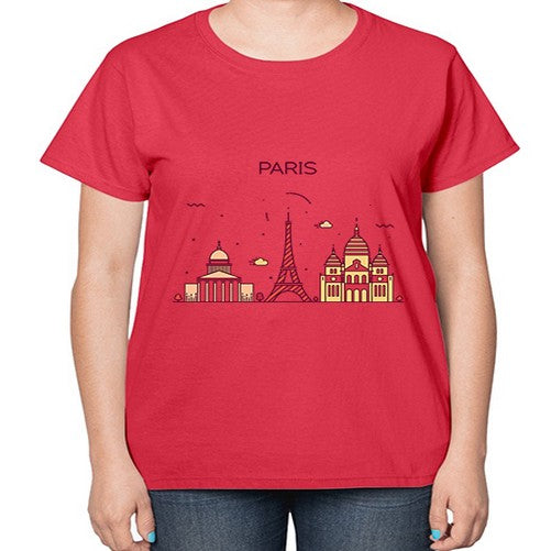 Paris 1580# - cities-  Ladies T-Shirt