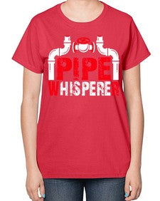 Pipe whisperer1317# - plumber-  Ladies T-Shirt