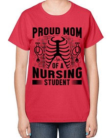 Proud mom Style 1338# - nurse-  Ladies T-Shirt