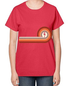 Retro ballet evolution for ballerinas ballet 179# - ballet-  Ladies T-Shirt