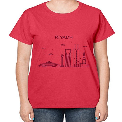 Riyadh 1739# - cities-  Ladies T-Shirt