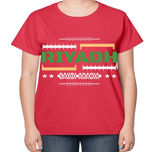 Riyadh 1741# - cities-  Ladies T-Shirt