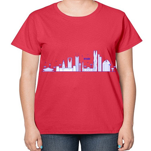Riyadh 1743# - cities-  Ladies T-Shirt