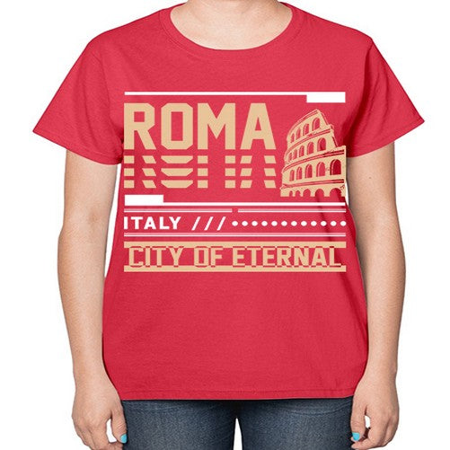 Roma 1745# - cities-  Ladies T-Shirt