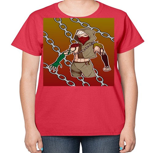 Rose and demon 75# - anime-  Ladies T-Shirt
