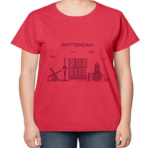 Rotterdam 1752# - cities-  Ladies T-Shirt
