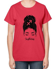 Sagittarius Woman - sagittarius-  Ladies T-Shirt
