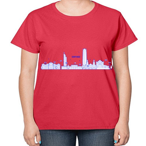 Santiago 1796# - cities-  Ladies T-Shirt