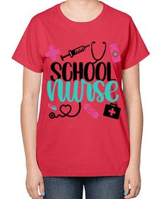 School Nurse Style Style 1378# - nurse-  Ladies T-Shirt