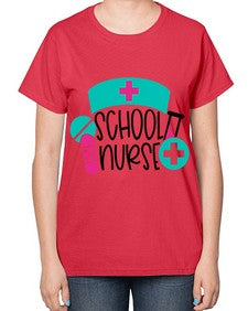 School Nurse Style Style 1379# - nurse-  Ladies T-Shirt