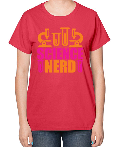 Science Nerd 59# - general science-  Ladies T-Shirt