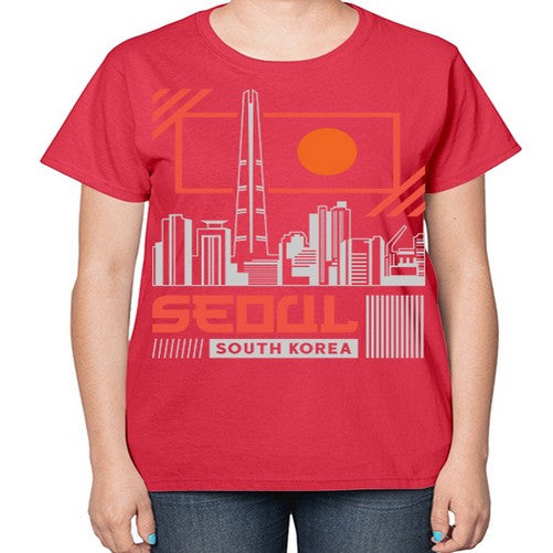 Seoul 1815# - cities-  Ladies T-Shirt