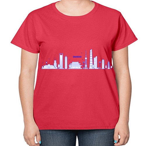 Shanghai 1828# - cities-  Ladies T-Shirt
