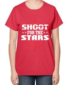 Shoot For The Stars1391# - nurse-  Ladies T-Shirt
