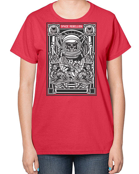 Space Rebellion 13# - space-  Ladies T-Shirt