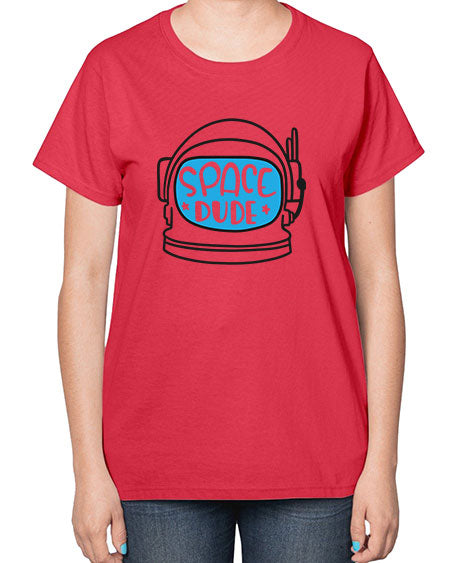 Spacedude 12# - space-  Ladies T-Shirt