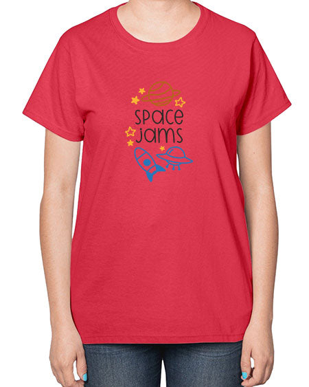 Spacejams 10# - space-  Ladies T-Shirt