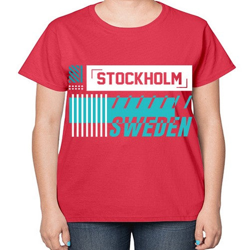 Stockholm 1893# - cities-  Ladies T-Shirt