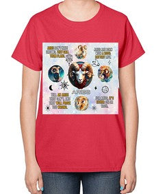 Straight Aries 469# - aries-  Ladies T-Shirt