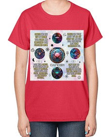 Straight Cancer 470# - cancer-  Ladies T-Shirt