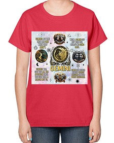 Straight Gemini 472# - gemini-  Ladies T-Shirt