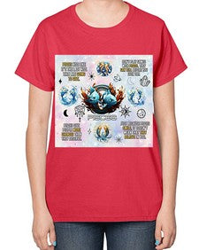 Straight pisces 475# - pisces-  Ladies T-Shirt