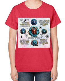 Straight scorpio 477# - scorpio-  Ladies T-Shirt
