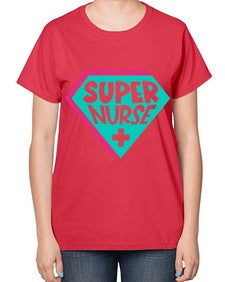 Super Nurse Style Style 1432# - nurse-  Ladies T-Shirt