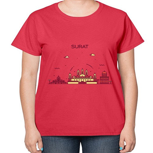 Surat 1908# - cities-  Ladies T-Shirt