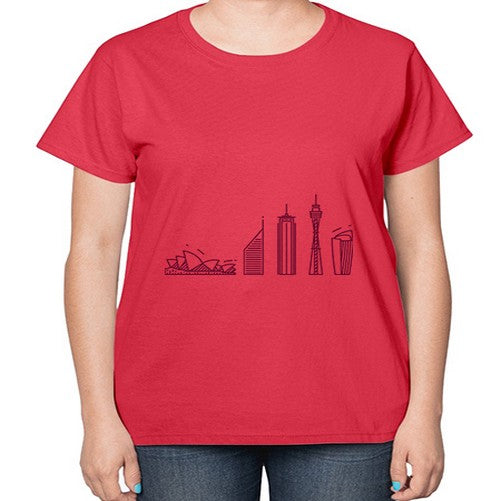 Sydney 1918# - cities-  Ladies T-Shirt